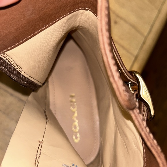 COACH
LACEY LEATHER BOOTIE LEATHER BUCKLE ANKLE BOOTS size 7.5 - Picture 7 of 11